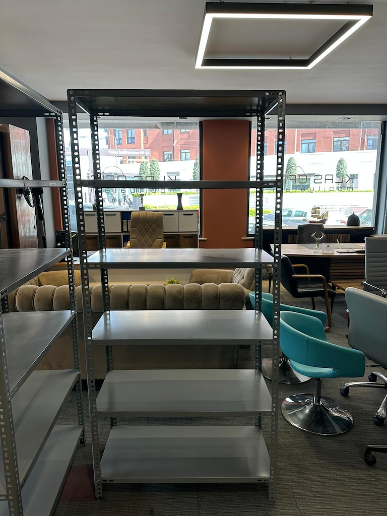 KLAS OFİS ÜSKÜDAR 200x93x43 GRİ METAL RAF İKİNCİ EL - 3