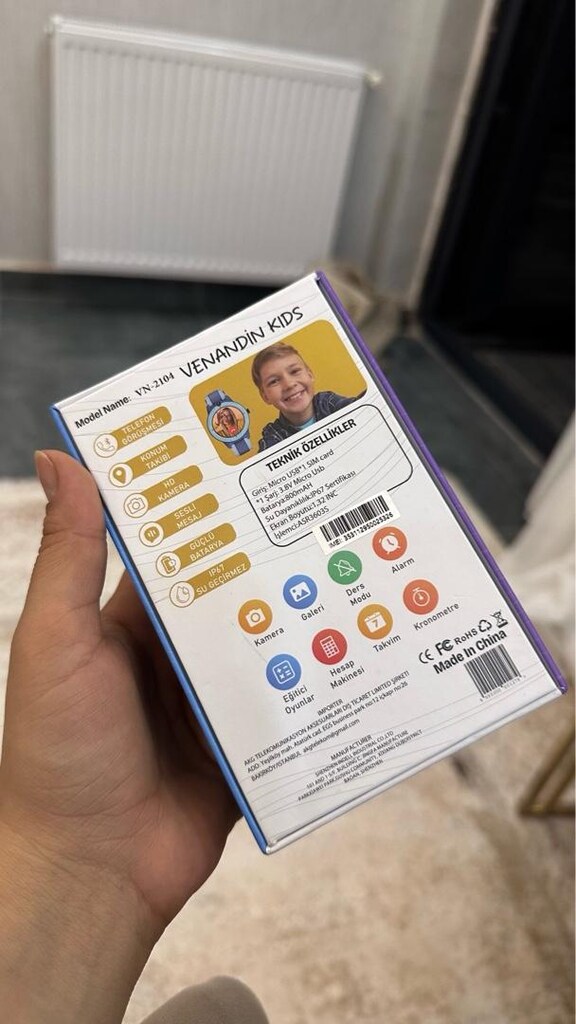 Sim Kartlı Akıllı Çocuk Saati ( Venandin Kids 4G) - 4