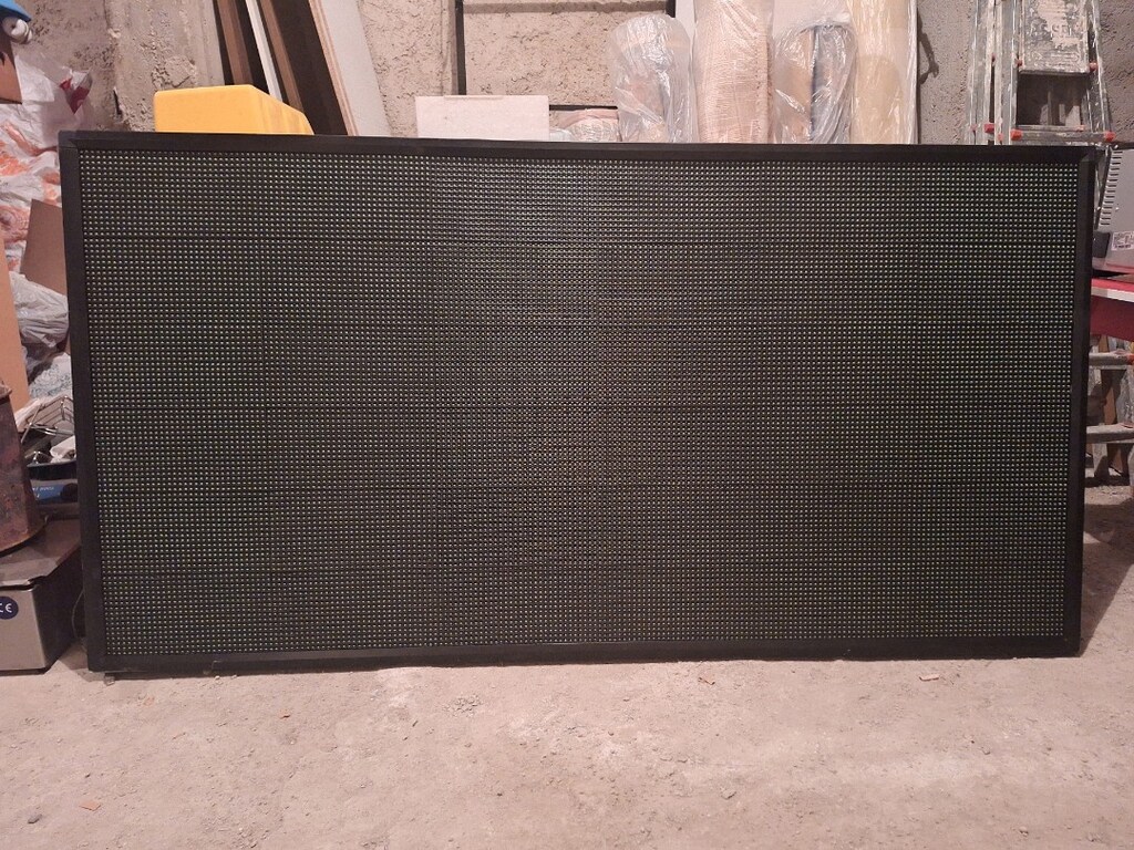 LED TABELA ( 96cm×192cm )TEK TARAFLI KIRMIZI RENKLİ, KAYAN YAZILI - 2