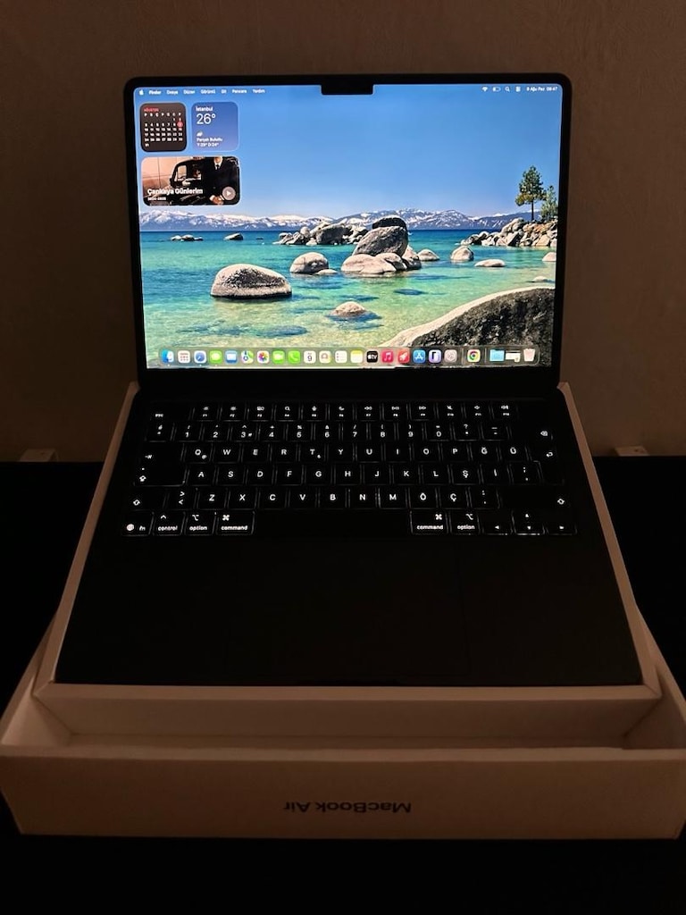 Garantili Macbook Air M4 16/256 GB Pil 100 Devir 178 - 6