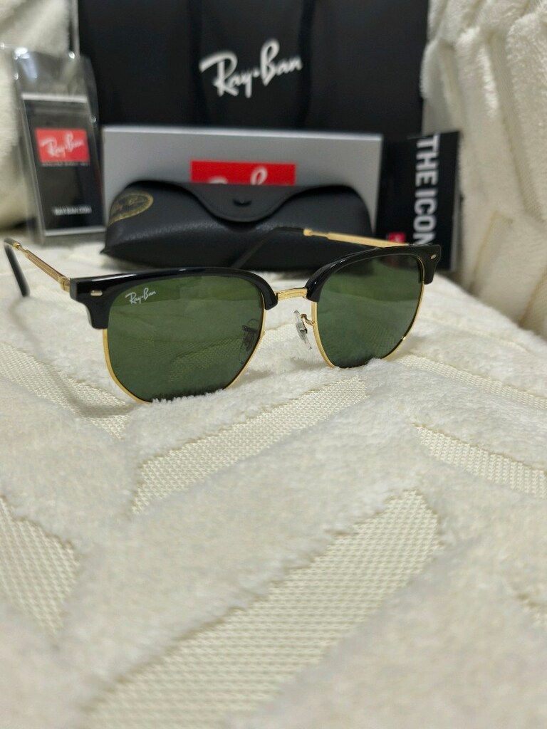 Ray-Ban NEW CLUP MASTER Klasik Yeşil Camlı Güneş Gözlüğü orj - 2