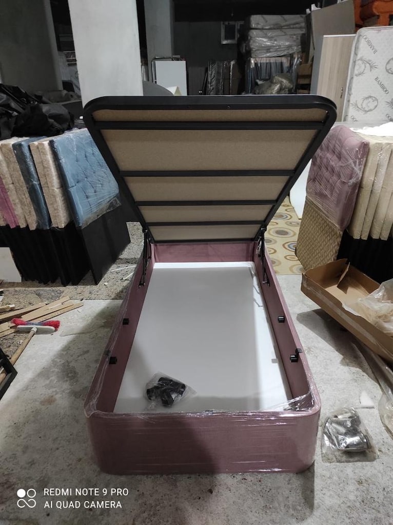 ultra lüks tek kişilik 90x190 baza başlık yatak sıfır ürün dev kampnya - 3