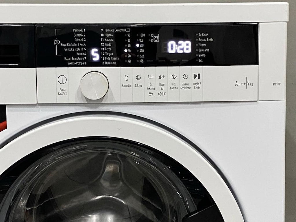 ARÇELİK 9 KG A+++ ÇAMAŞIR MAKİNESİ PİANO SERİSİ HEMEN TESLİM - 3