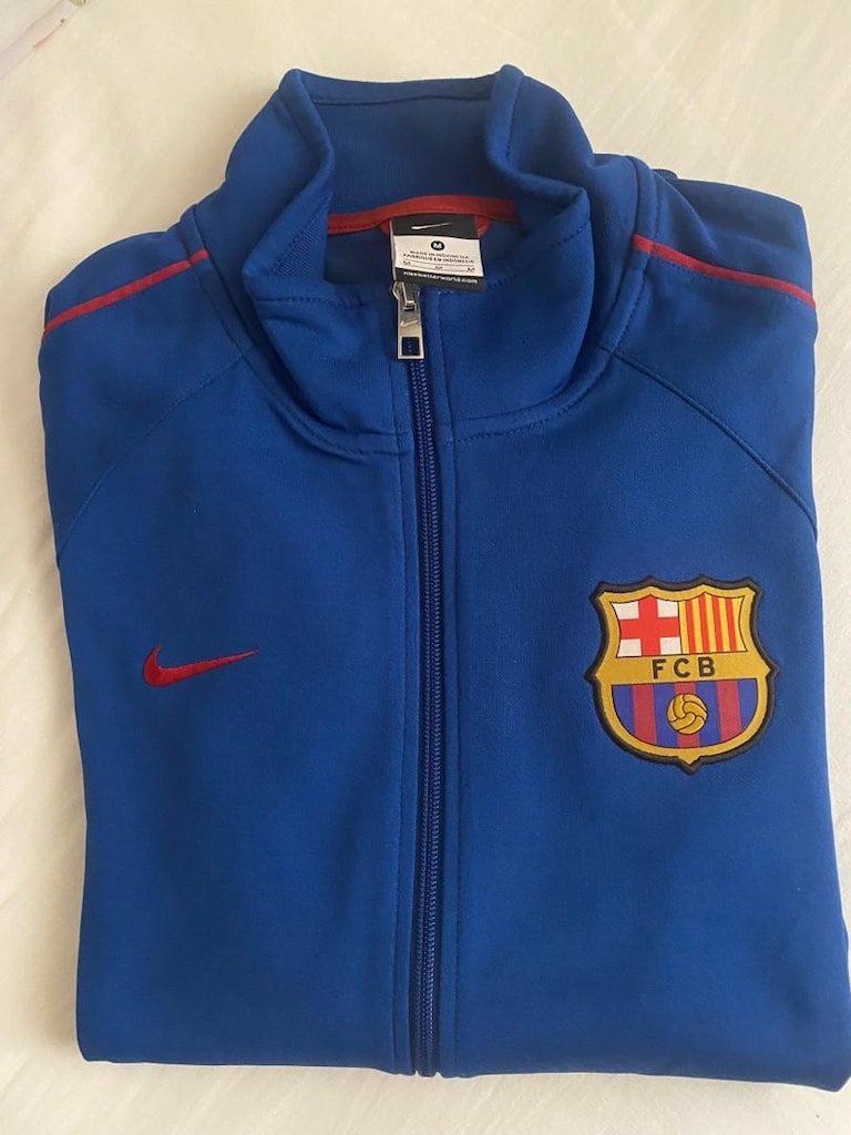 BARCELONA NIKE SWEATSHİRT FERMUARLI