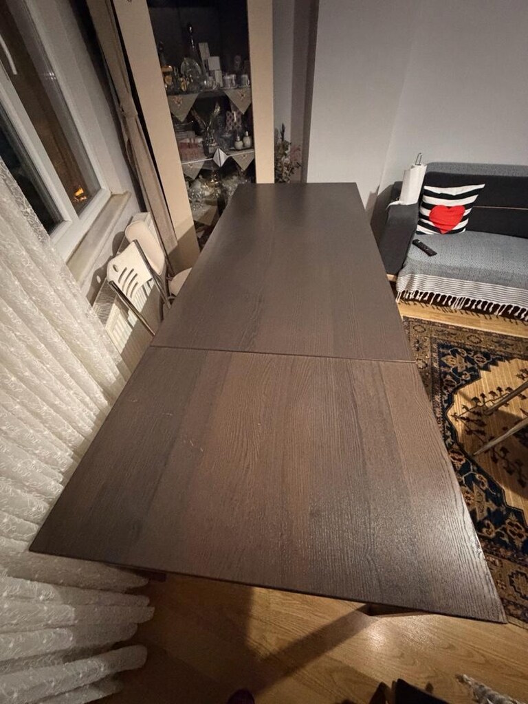 IKEA EKEDALEN Açılır Yemek Masası – Meşe – 180/240x90 cm - 3