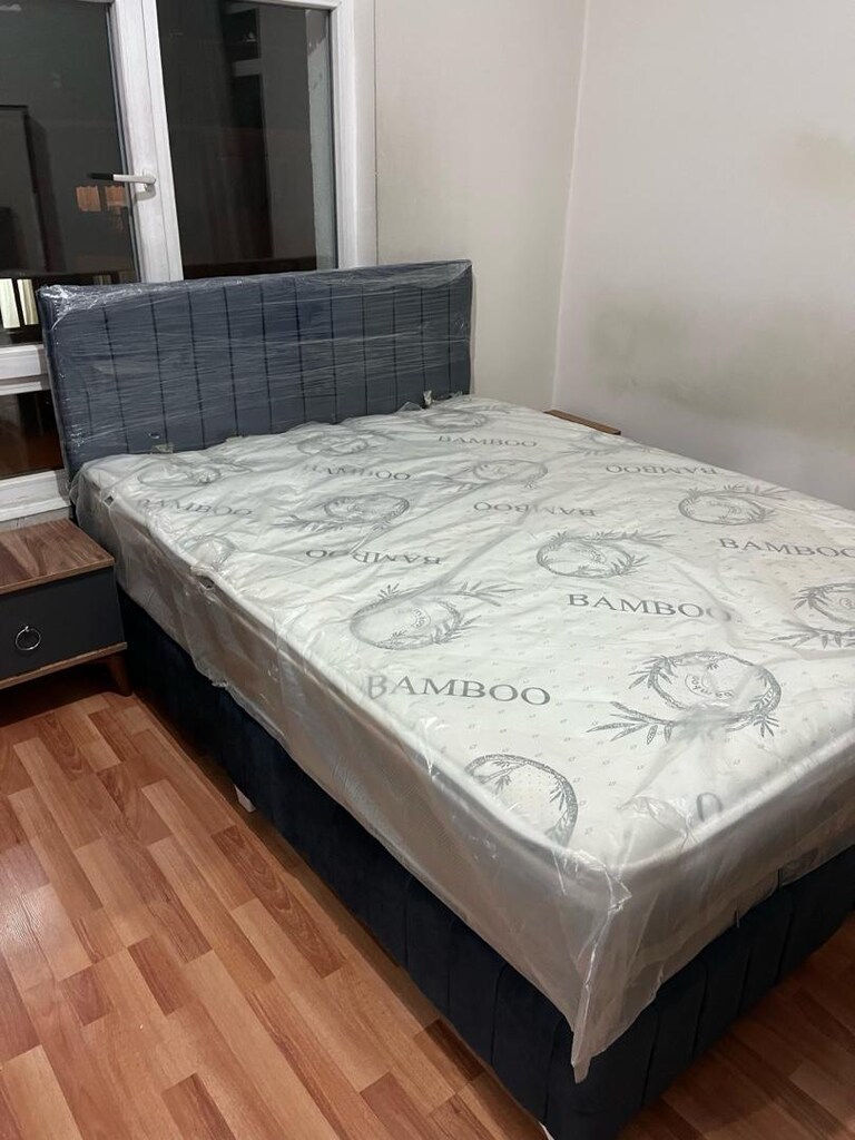 SIFIR ÇİFT KİŞİLİK SANDIKLI BAZA BAŞLIK YATAK TESLİMAT DAHİL - 2