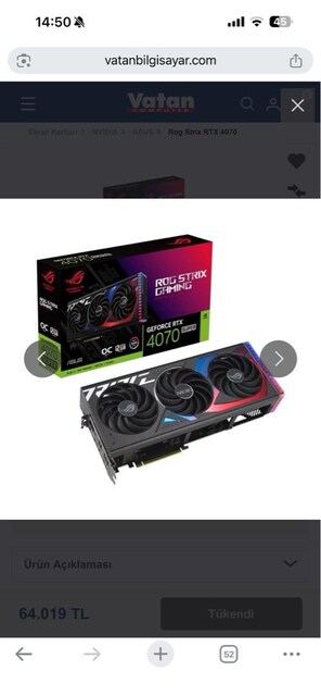 Asus Rog Strix 4070 Super