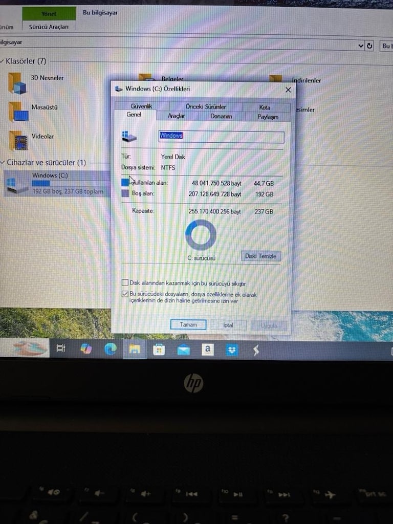 LAPTOP HP | AMD RYZEN | 4 GB RAM | 256 GB SSD | Temiz - 6