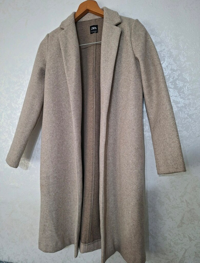ZARA PALTO BEJ — görsel 3/4