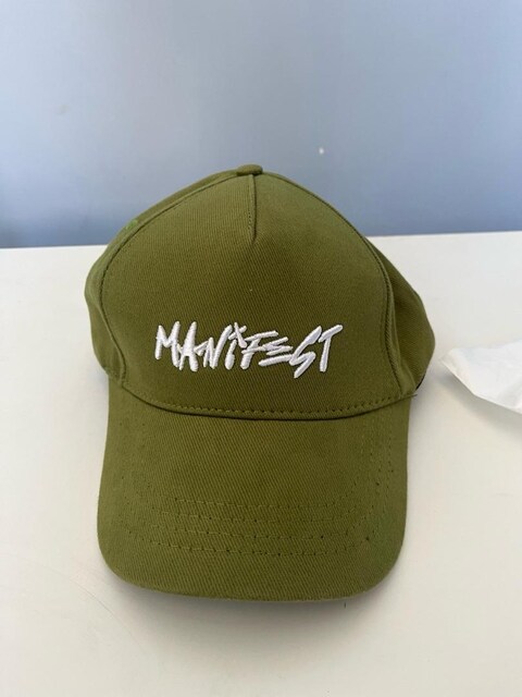 manifest yeşil sueda şapka