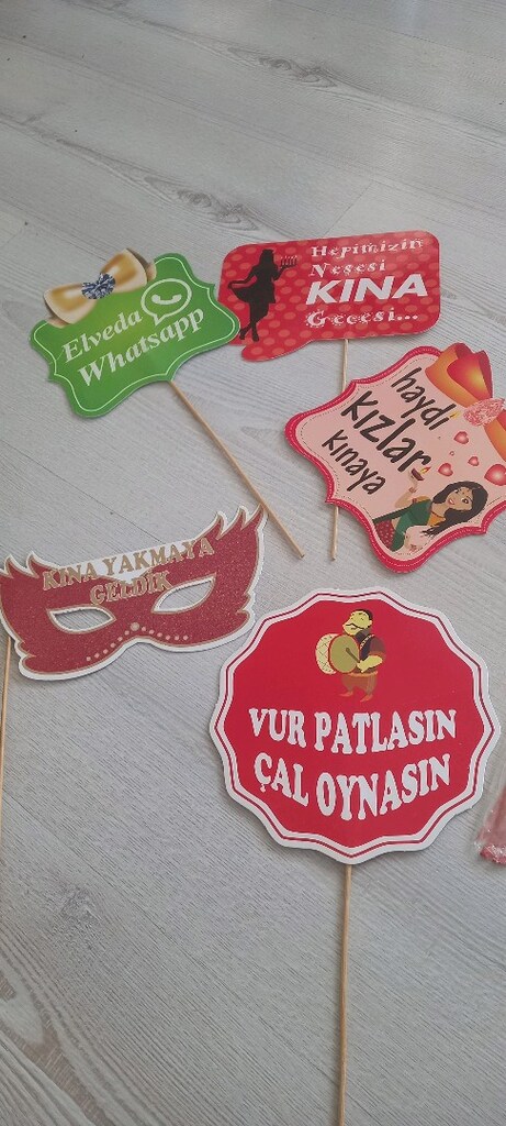 kına yazıları ve düğünümüze hoş geldiniz flama yazısı yeni ürün - 2