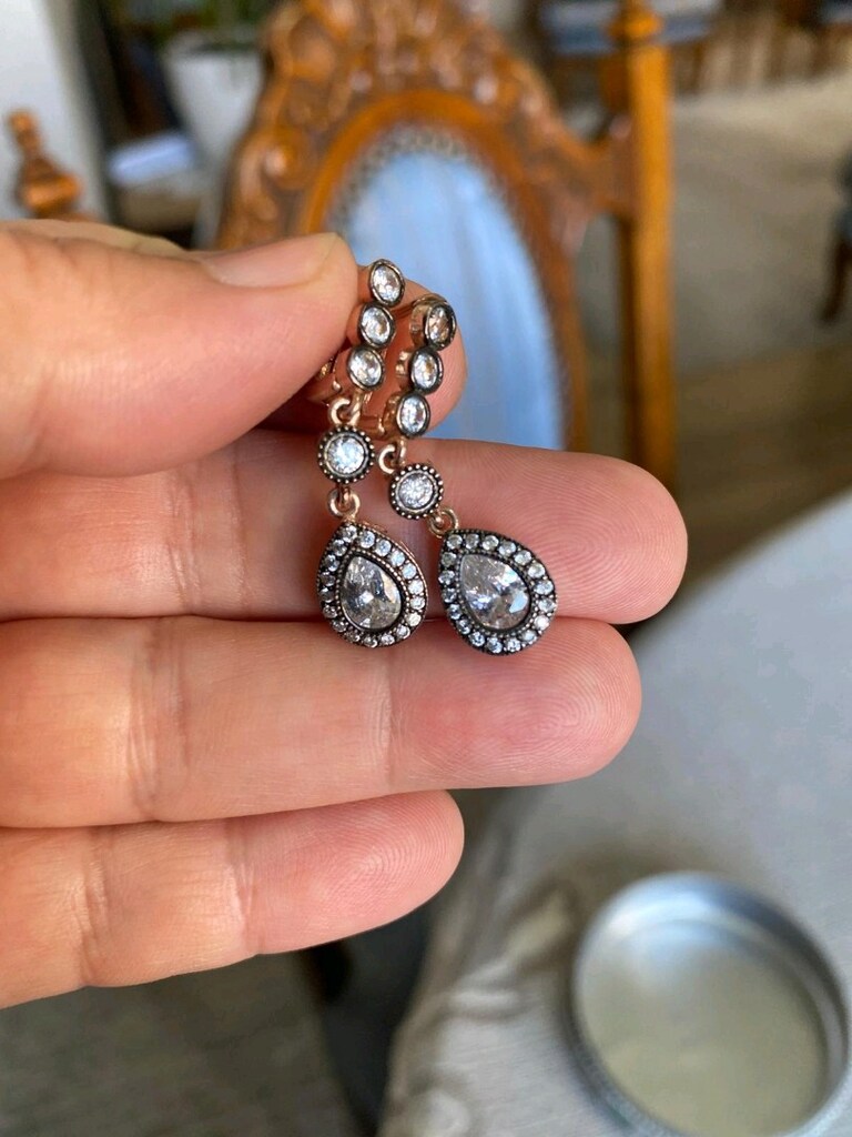 925 Ayar Elmas Montür Set - 7