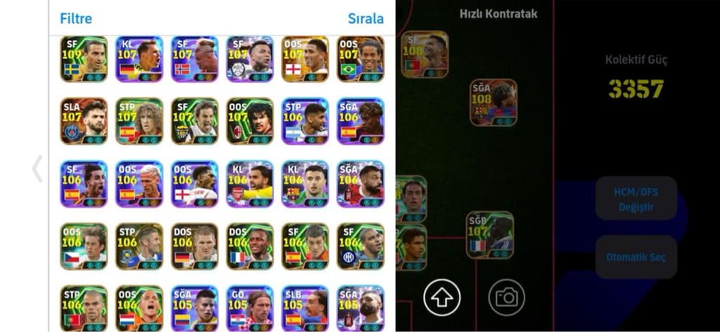 pes 3357 ps5 takas olur - 2