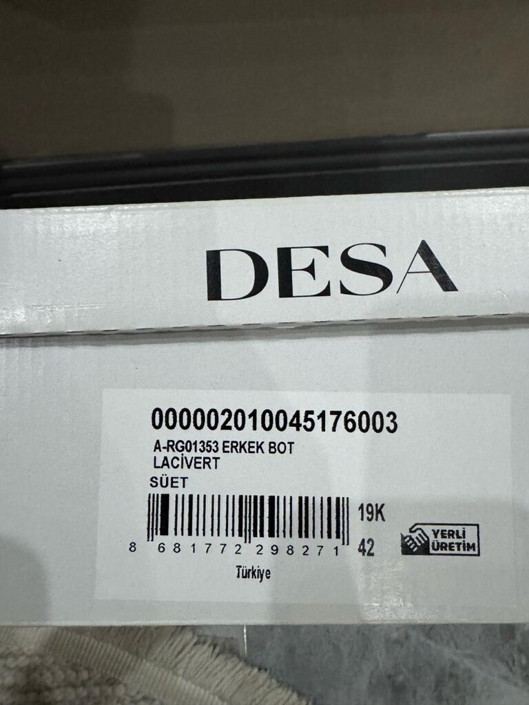 42 numara DESA marka Süet Deri Bot - 4