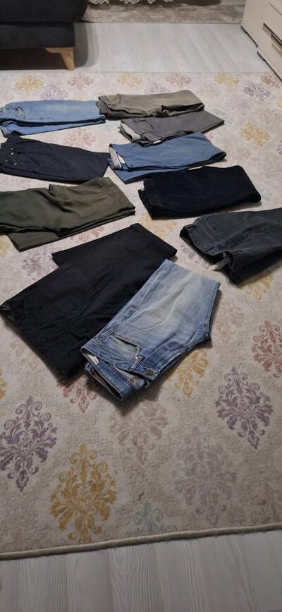 Erkek pantolon jean kot