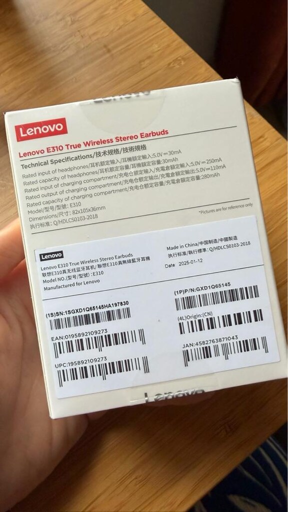 Lenovo E310 Sıfır Kulaklık - 2