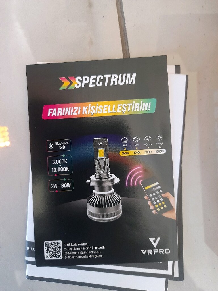 VRPRO SPECTRUM LED 3 RENK TELEFONDAN KONTROLLÜ - 2