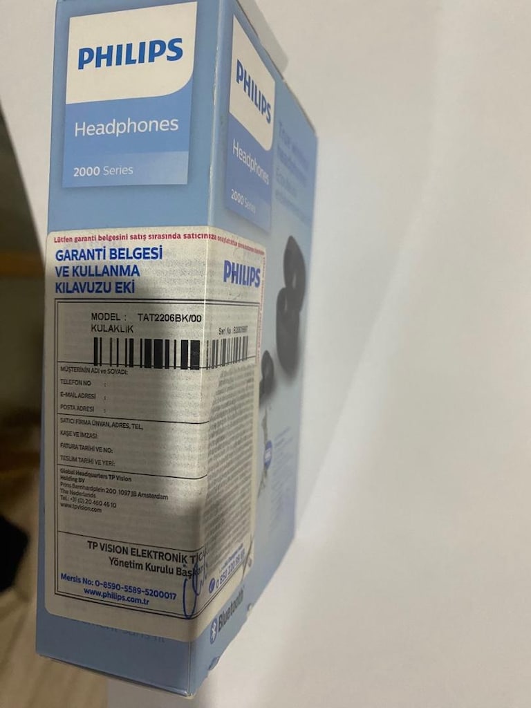 KAPALI KUTU~PHILIPS TAT2206BK True Wireless Kulaklıklar - 3