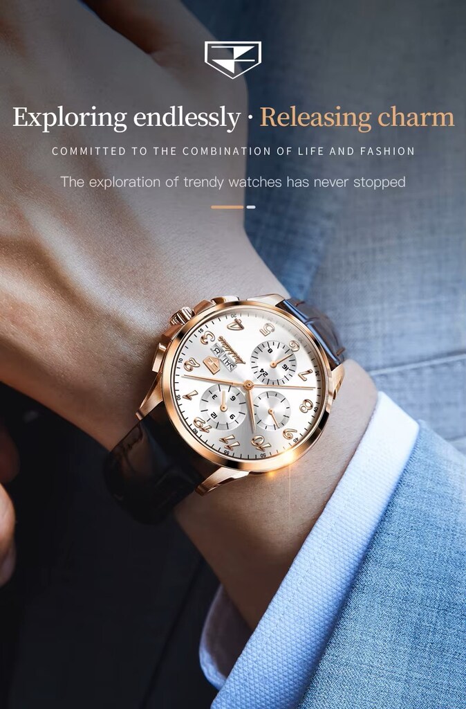 Jsdun Luxury Automatic Self Winding Watch - 11