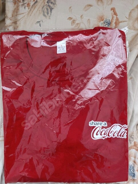 Coca Cola Lisanslı T-shirt L Beden Sıfır Ürün