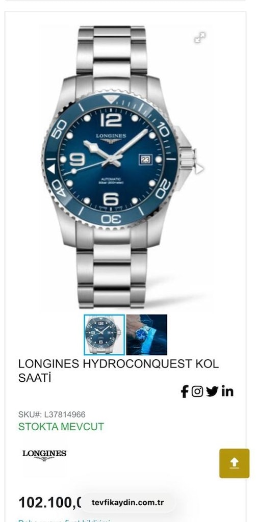LONGINES HYDROCONQUEST KOL SAATİ 41mm - 5