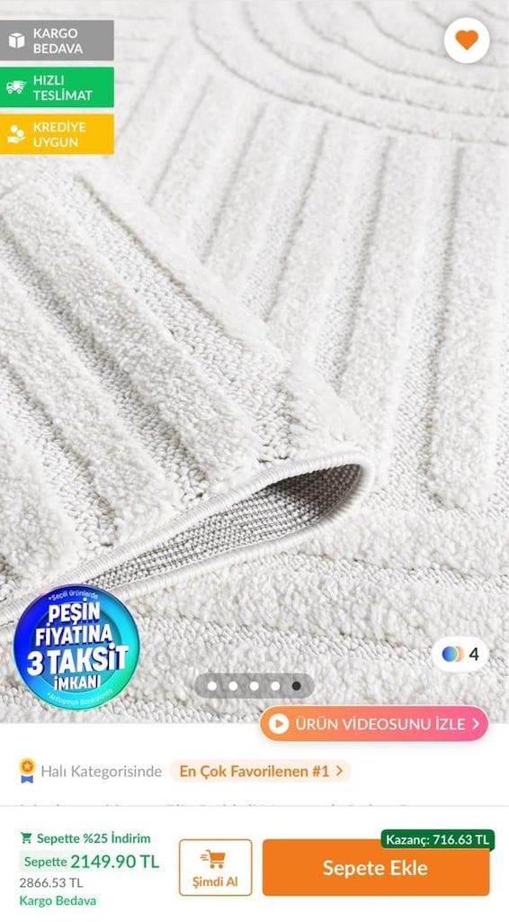 bukleli yumuşak peluş halı