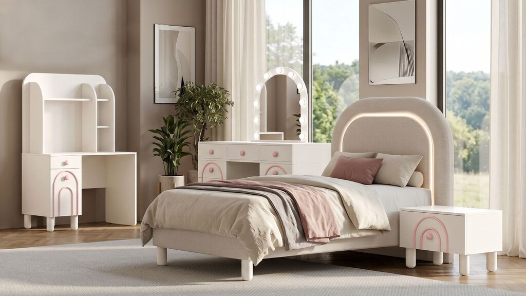 Sıfır ,%100 MDF - Çocuk / Genç Odası 3 Kapılı Gardırop - Aytaşı - 10