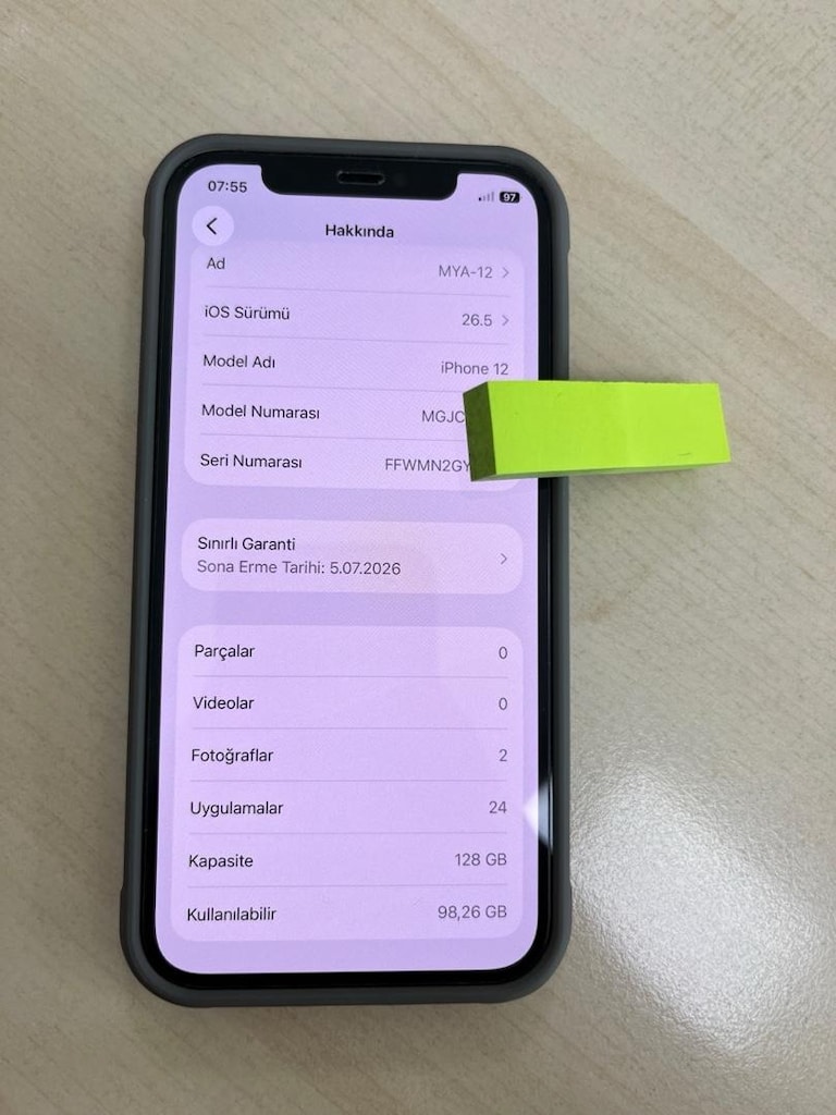 İPhone 12- pil %87 - 5