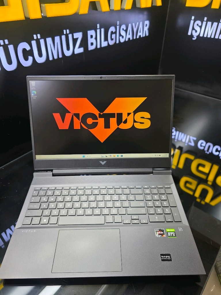 HP VICTUS D16 RYZEN5 5600H RTX3050 16GB RAM 512SSD SIFIRDAN FARKSIZ - 11