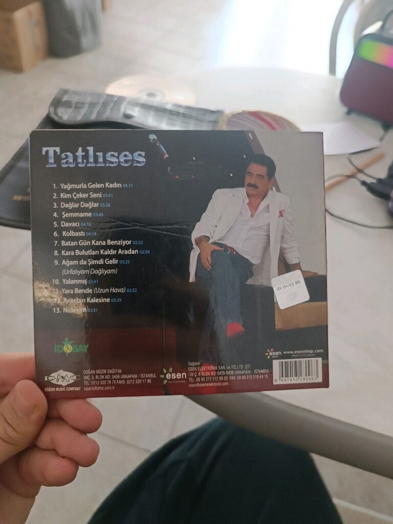 İbrahim Tatlıses – Yağmurla Gelen Kadın | Orijinal 2009 Baskı CD - 2