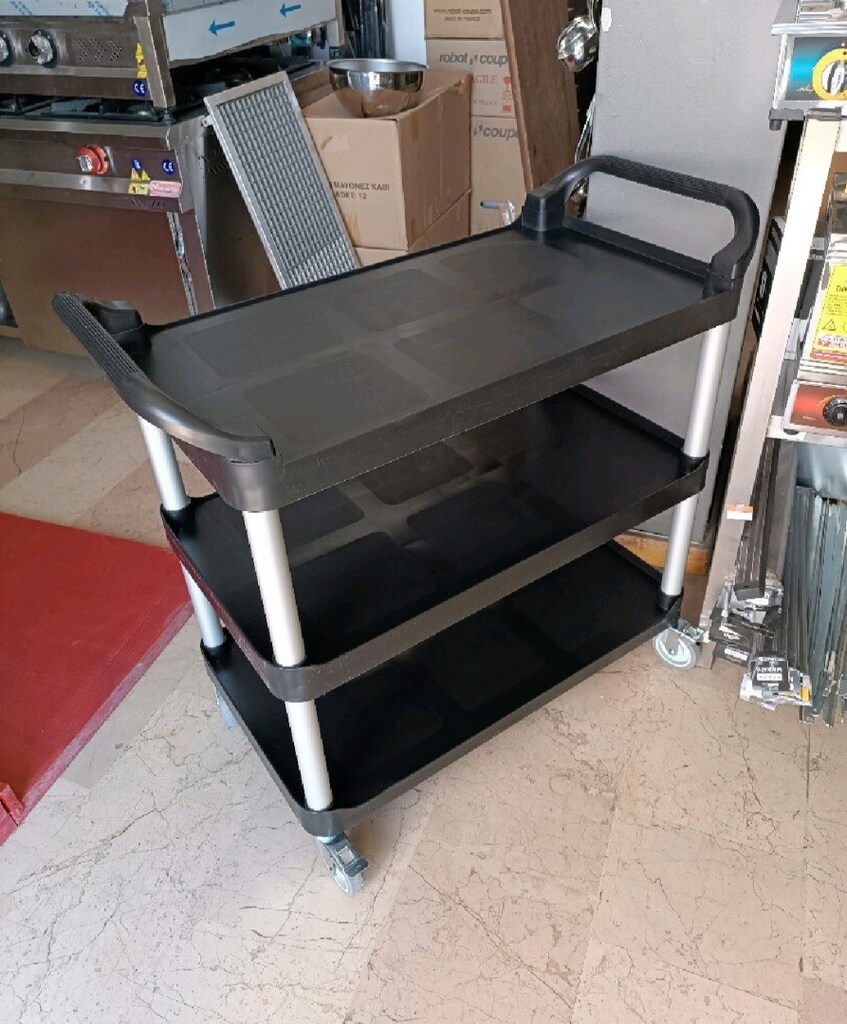 Servis Arabası Plastik Servis Arabası 3 Katlı FATURALI - 4