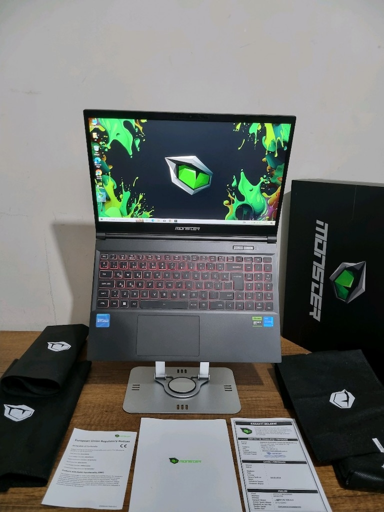 RTX4050 140W - Monster Abra - Temiz Gaming Laptop - 2