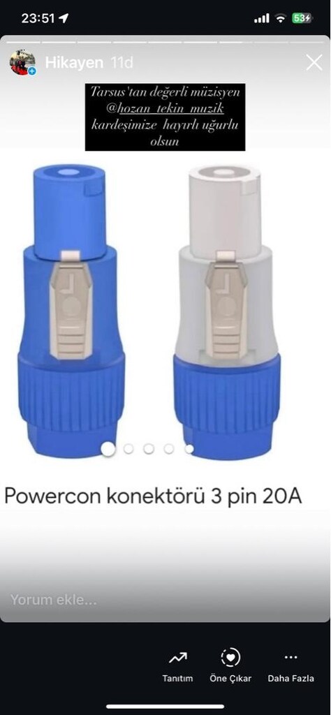 elektrik power conectör spekon