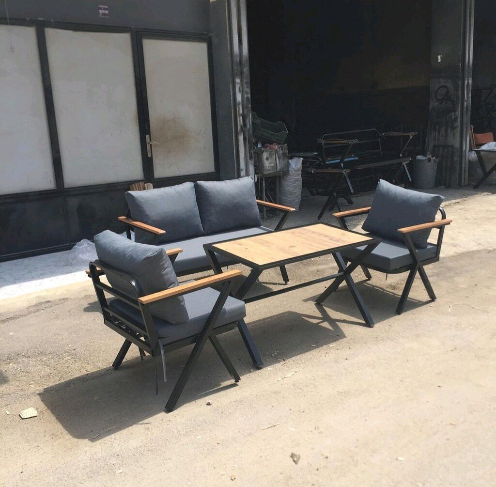 BAHÇE BALKON OTURMA ÇAY SETİ TAKIMI (SIFIR ÜRÜN) - 2