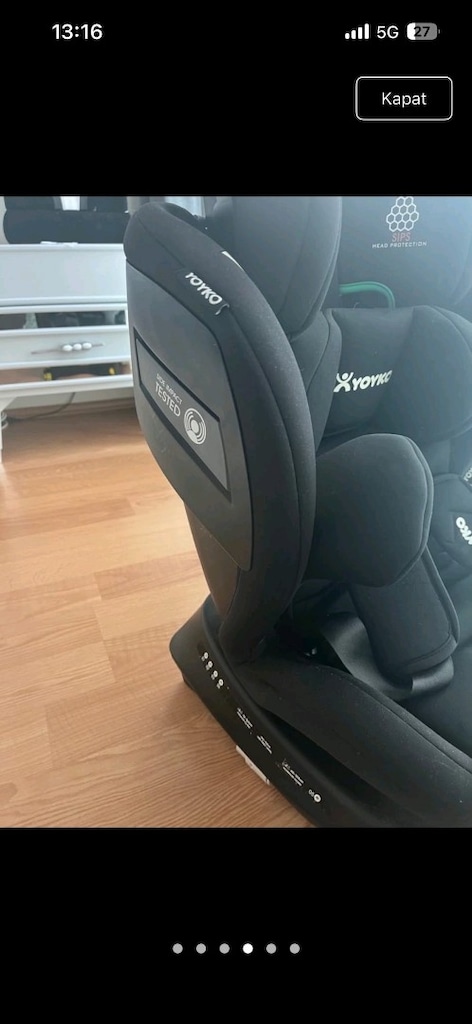 YOYKO MONKEY 360*dönebilir yatabilir 0-36 kg oto koltuğu ISOFIX - 4