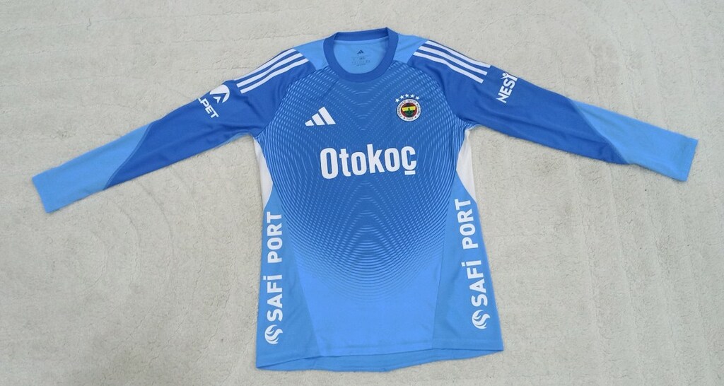 2025-2026 Ederson Moraes Orijinal Fenerbahçe Kaleci Forma Adidas Mavi - 3