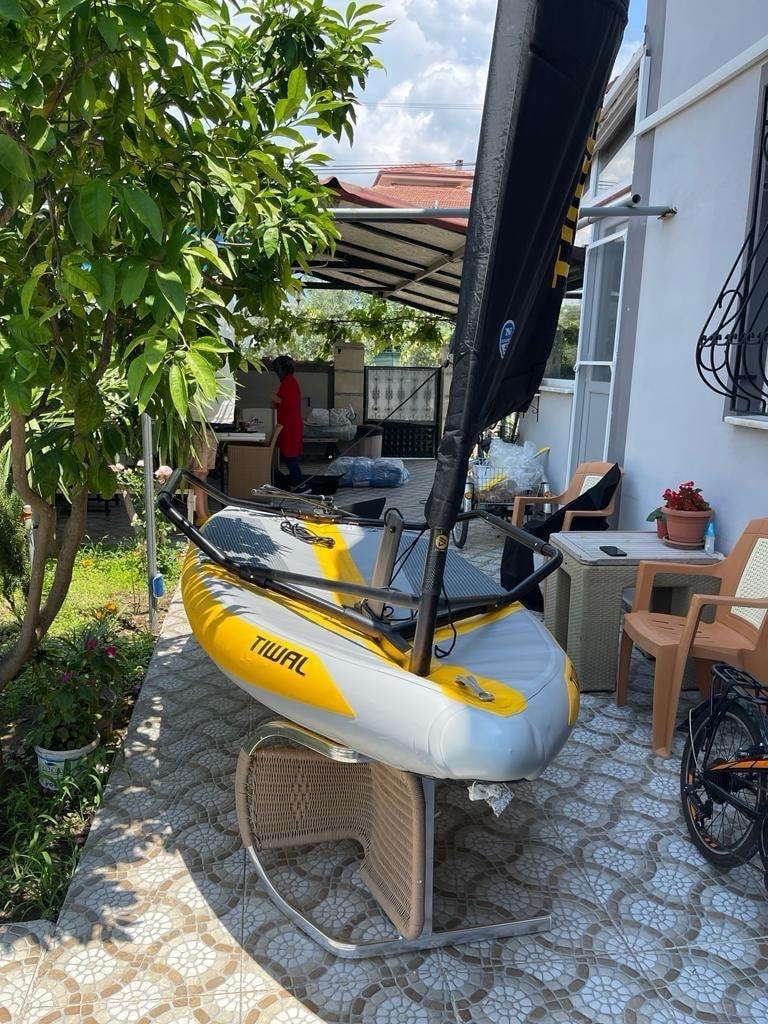 Yelken halatı şişme Tiwal 3.2 7SQM yelken ile - 12