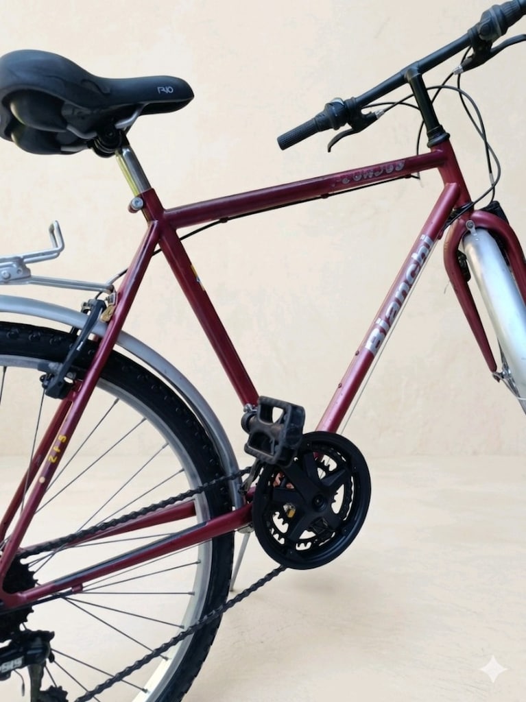 Teker 26. Shimano 18 hız. Temiz ve sorunsuz İtalyan Bianchi. - 2