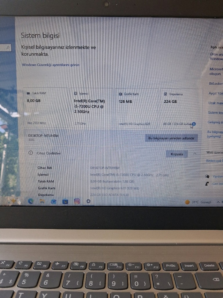 lenova ipaadeal 320 notbokk i 5 - 8