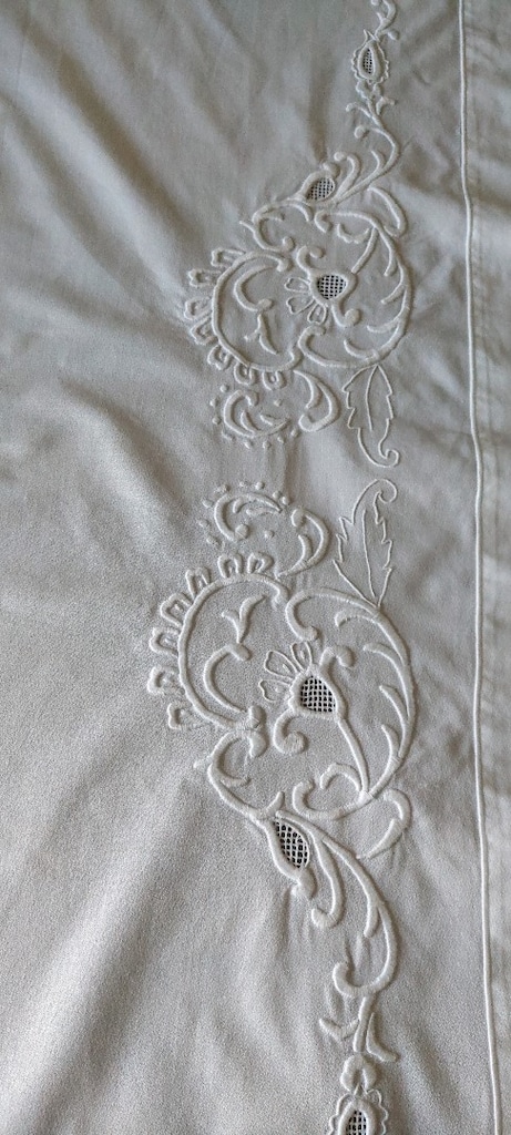 ANTIKA AVRUPA SARMA ANGLES FILTRE ISI PERDE 185%65CM SİFİR SANDİKTAN - 6