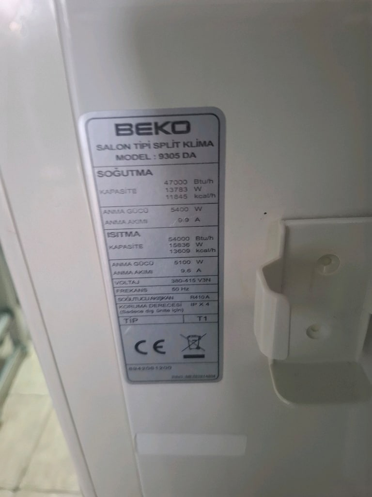 48 BTH SALON TIPI KLIMA MONTAJ DAHIL FIYAT 410 GAZ A SINIFI MODELIDIR - 4