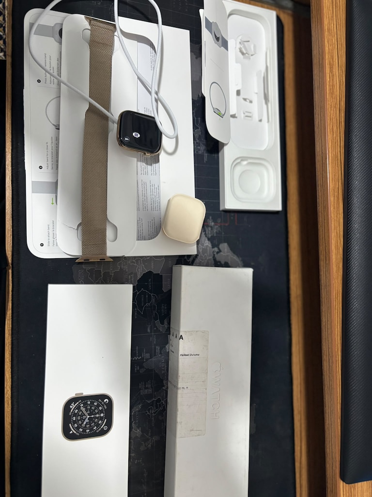 APPLE WATCH SERIES 11 GPS + CELLULAR 46MM GOLD TİTANYUM - 9