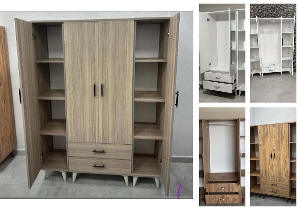 4 kapaklı elbise dolabı rjmloholyi - 5