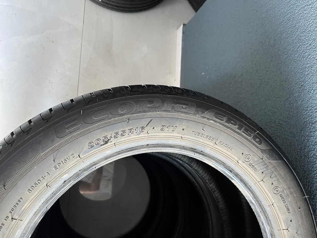 205 55 16 BRIDGESTONE TAKIM YAZLIK AZ KULLANILMIŞ - 6