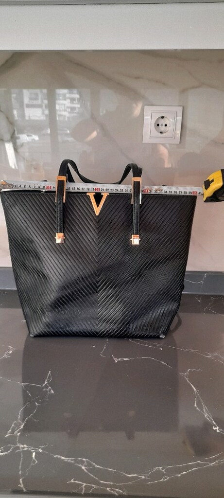 V, LOGOLU KADIN ÇANTA - 10