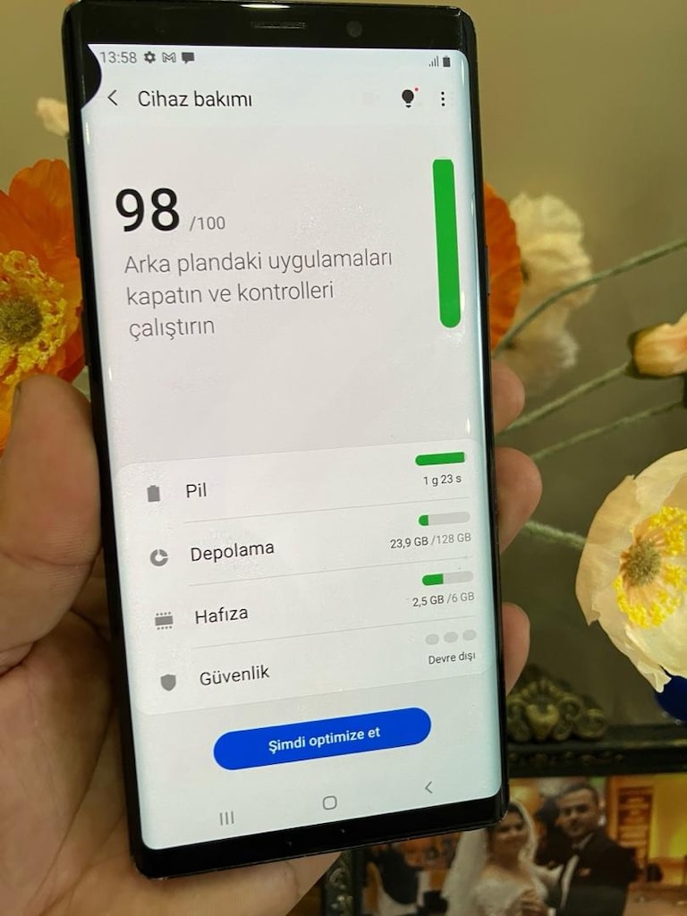 NOTE 9 TR CİHAZI 6/128 KUSURLU - 11