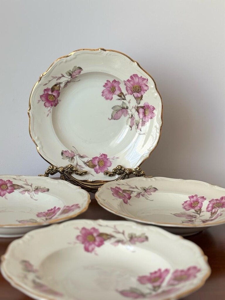 Antika Polonya Yemek Tabağı - 4
