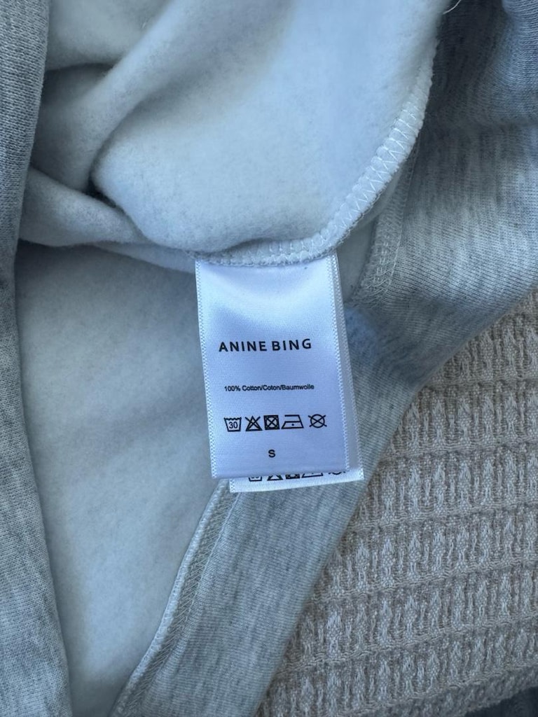anine bing sweatshirt hoodie kapüşonlu - 7