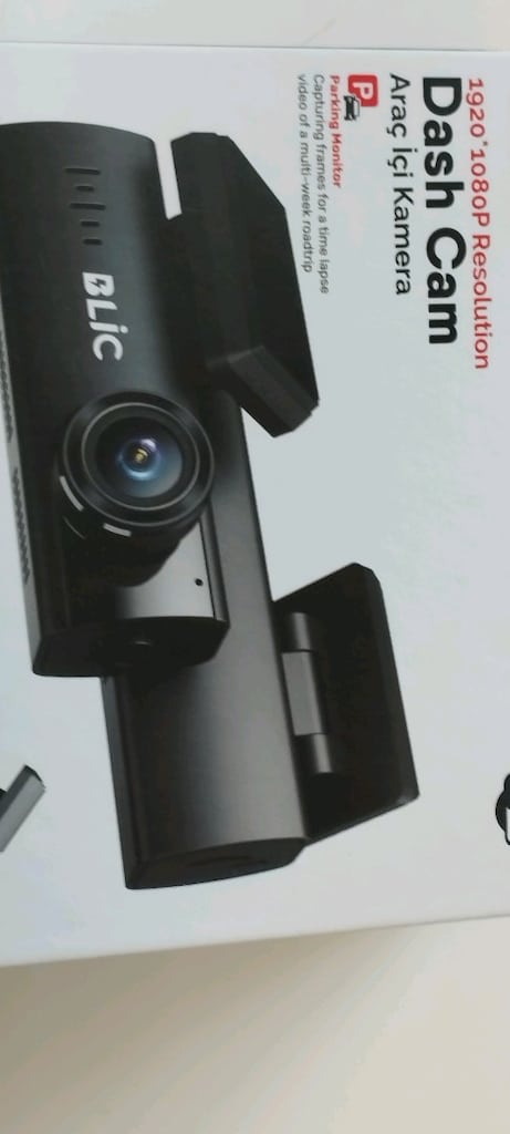 Blic BLM-65 WiFi Destekli Gece Görüşlü 1080P Araç İçi Kamera Sıfır ürü