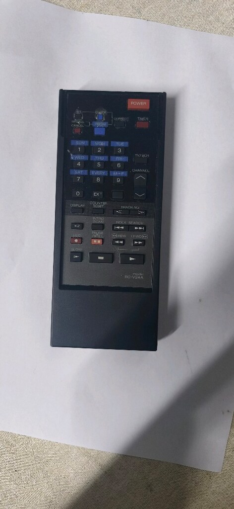 Vestel Akai RC-V24A Orijinal Video Kaset Çalar (VCR) Kumandası